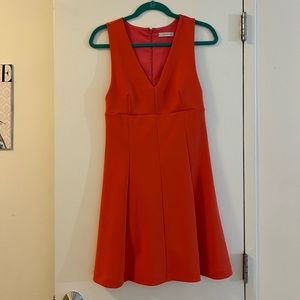 1.State orange mini dress